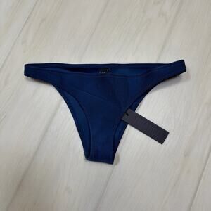 TRIANGL NWT Neoprene Hipster Bikini Bottom Swimwear Navy Blue Size XL